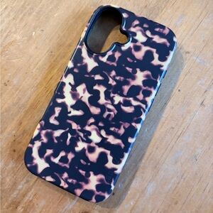 iphone 17  Casely Bold Tortoise Shell Black & Brown Phone Case